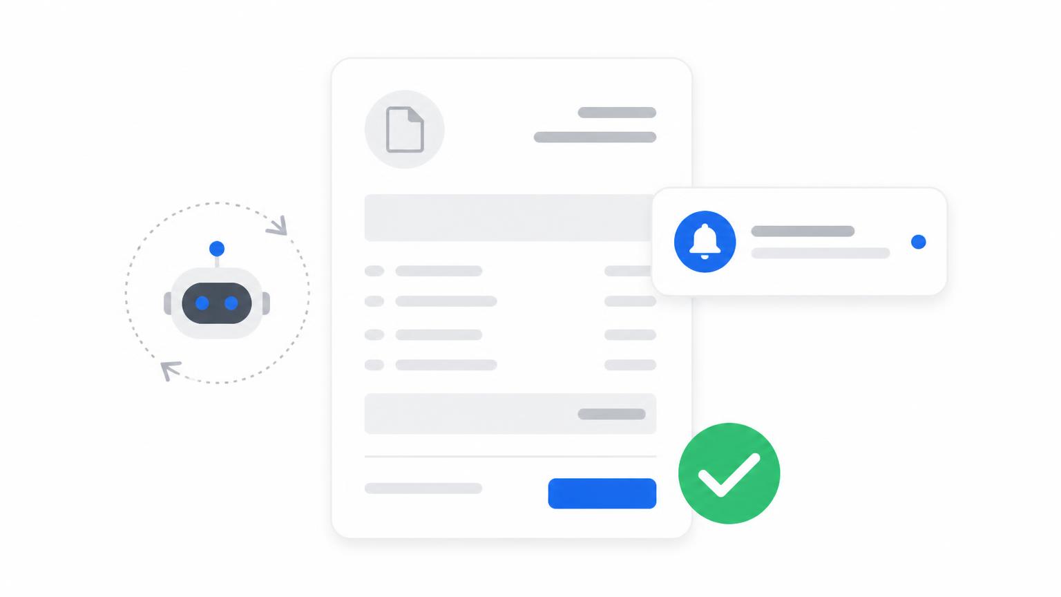 Interface d'un outil de gestion des factures et relances générées par intelligence artificielle
